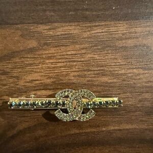 Hair Clip- GWP chanel bedazzled Hair Clip
